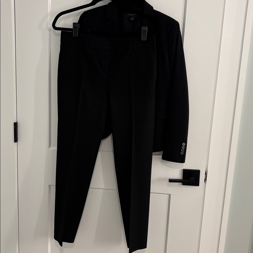 Black Suit Jacket and Pants Set